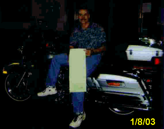 Jeffrey Davidson Schrager places deposit on The Legacy Ride Motorcycle