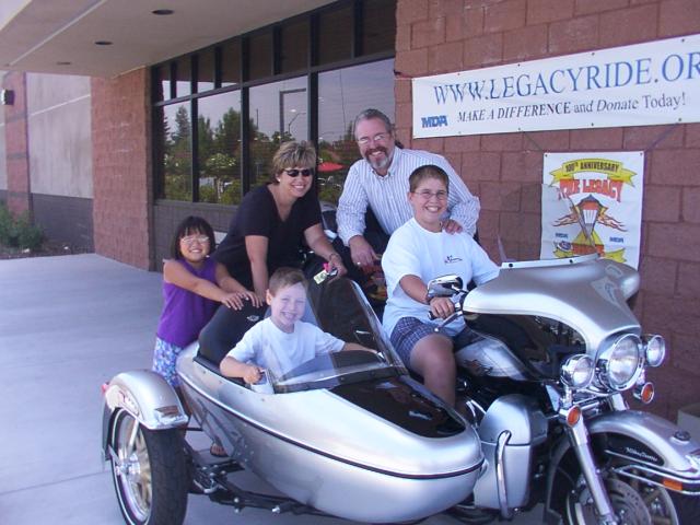 Harrington family dreams of riding (click to enlarge)